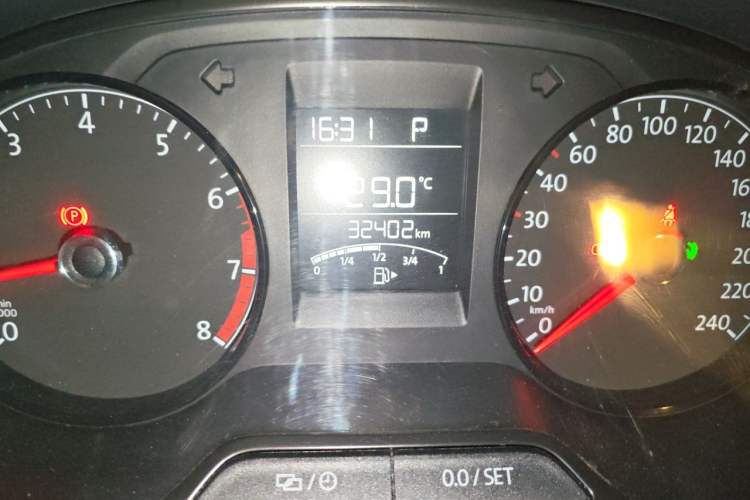 Used Volkswagen Polo 2018 1.5L Automatic Advanced Driving Model Odometer Close Up