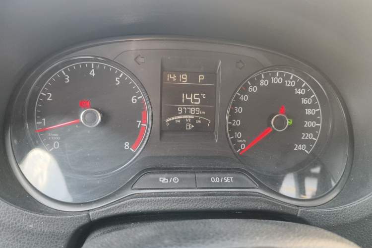 Used Volkswagen Polo 2018 1.5L Automatic Advanced Driving Model Odometer Close Up