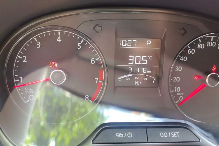 Used Volkswagen Polo 2018 1.5L Automatic Advanced Driving Model Odometer Close Up