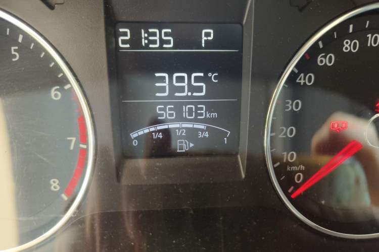Used Volkswagen Polo 2018 1.5L Automatic Enjoyment Model Odometer Close Up