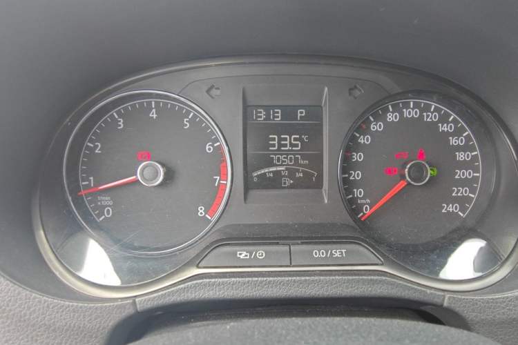 Used Volkswagen Polo 2018 1.5L Automatic Advanced Driving Model Odometer Close Up
