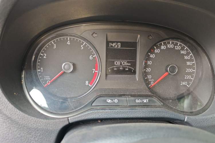 Used Volkswagen Polo 2018 1.5L Automatic Advanced Driving Model Odometer Close Up