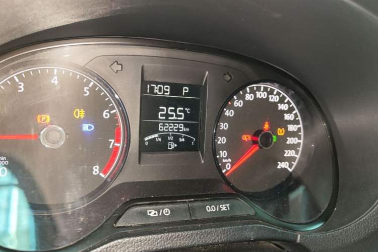 Used Volkswagen Polo 2018 1.5L Automatic Advanced Driving Model Odometer Close Up