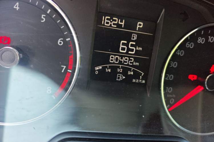 Used Volkswagen Polo 2018 1.5L Automatic Enjoyment Model Odometer Close Up