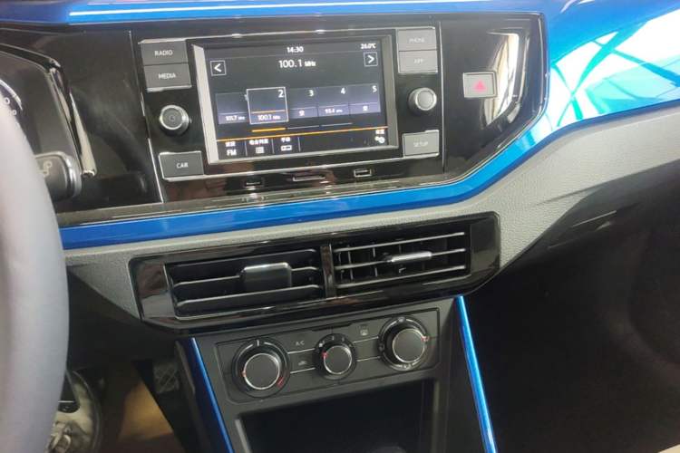 Used Volkswagen Polo 2019 Plus 1.5L Automatic Colorful Technology Edition Audio And AC Panel