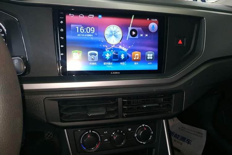 Used Volkswagen Polo 2019 Plus 1.5L Automatic Panoramic Enjoyment Edition Audio And AC Panel