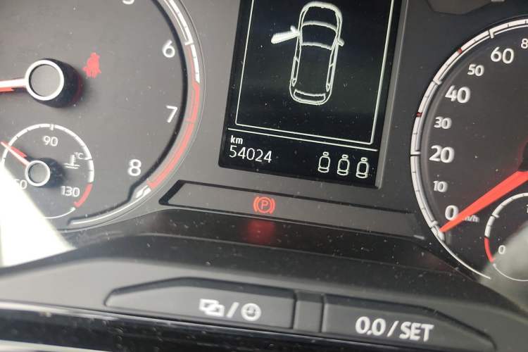 Used Volkswagen Polo 2019 Plus 1.5L Automatic Colorful Technology Edition Odometer Close Up