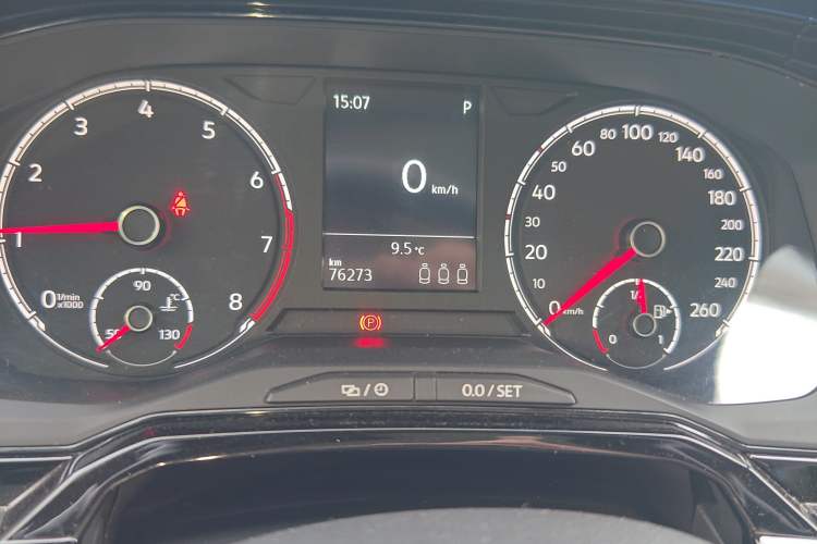 Used Volkswagen Polo 2019 Plus 1.5L Automatic Colorful Technology Edition Odometer Close Up