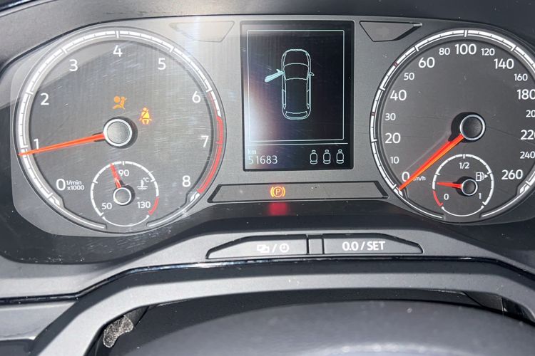 Used Volkswagen Polo 2019 Plus 1.5L Automatic Panoramic Enjoyment Edition Odometer Close Up