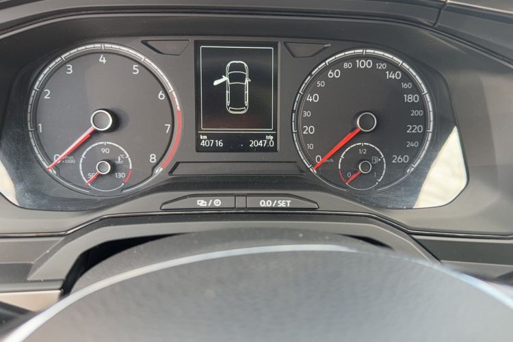 Used Volkswagen Polo 2019 Plus 1.5L Automatic Panoramic Enjoyment Edition Odometer Close Up