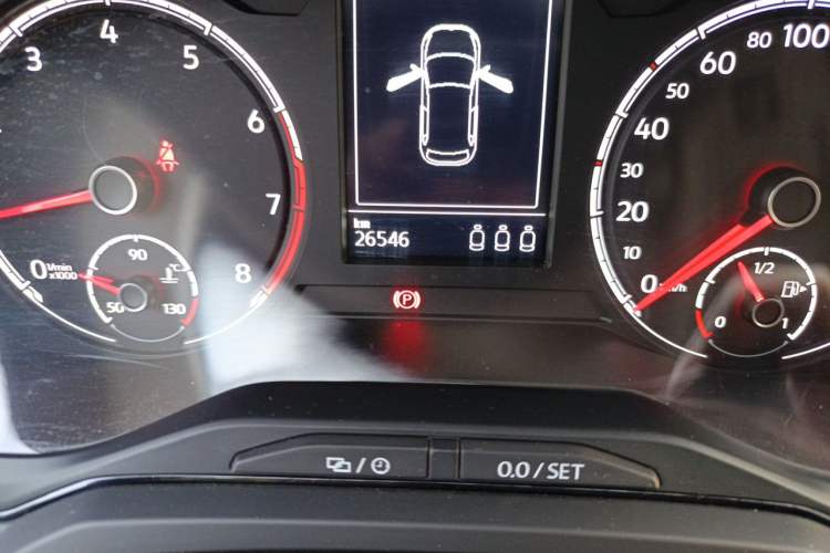 Used Volkswagen Polo 2019 Plus 1.5L Automatic Panoramic Enjoyment Edition Odometer Close Up