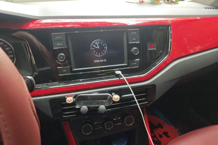 Used Volkswagen Polo 2019 Plus 1.5L Automatic Colorful Technology Edition Audio And AC Panel