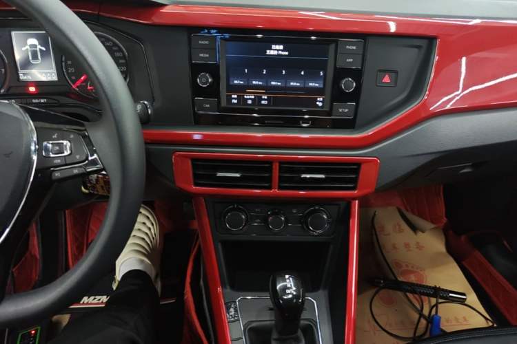 Used Volkswagen Polo 2019 Plus 1.5L Automatic Panoramic Enjoyment Edition Audio And AC Panel