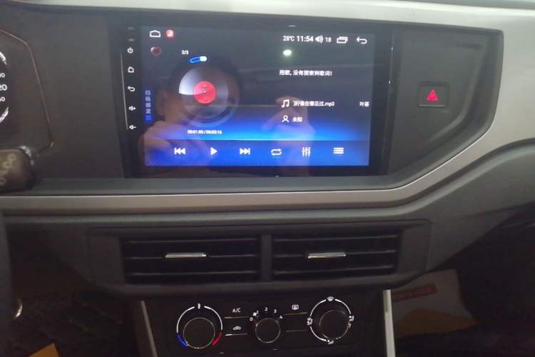 Used Volkswagen Polo 2019 Plus 1.5L Automatic Panoramic Enjoyment Edition Audio And AC Panel