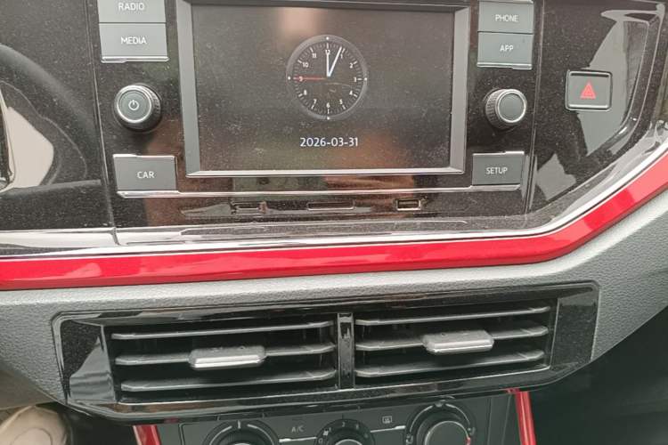 Used Volkswagen Polo 2019 Plus 1.5L Automatic Colorful Technology Edition Audio And AC Panel