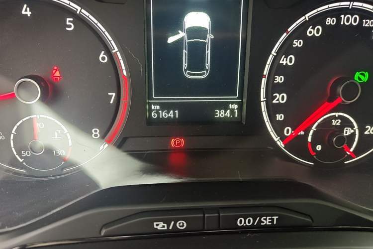 Used Volkswagen Polo 2019 Plus 1.5L Automatic Panoramic Enjoyment Edition Odometer Close Up