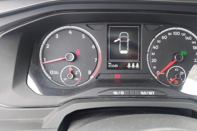 Used Volkswagen Polo 2019 Plus 1.5L Automatic Panoramic Enjoyment Edition Odometer Close Up