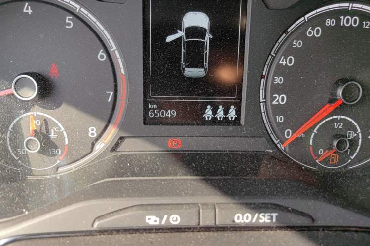 Used Volkswagen Polo 2019 Plus 1.5L Automatic Panoramic Enjoyment Edition Odometer Close Up