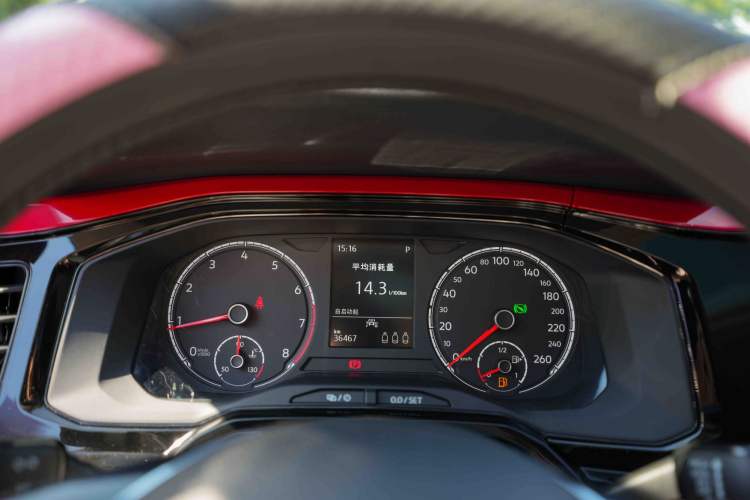 Used Volkswagen Polo 2019 Plus 1.5L Automatic Colorful Technology Edition Odometer Close Up