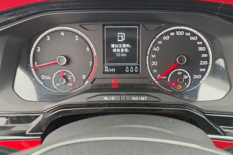 Used Volkswagen Polo 2019 Plus 1.5L Automatic Colorful Technology Edition Odometer Close Up