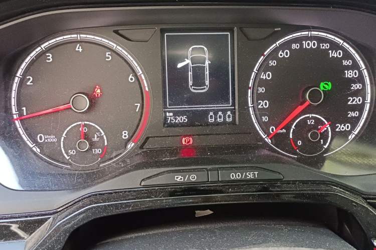 Used Volkswagen Polo 2019 Plus 1.5L Automatic Colorful Technology Edition Odometer Close Up