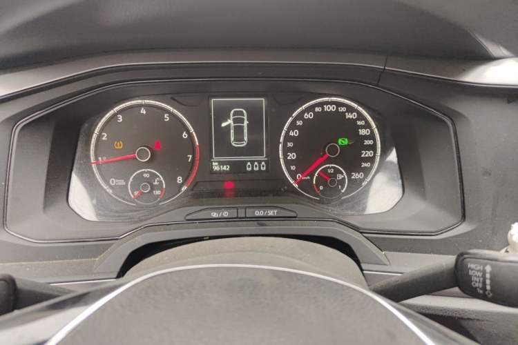 Used Volkswagen Polo 2019 Plus 1.5L Automatic Panoramic Enjoyment Edition Odometer Close Up