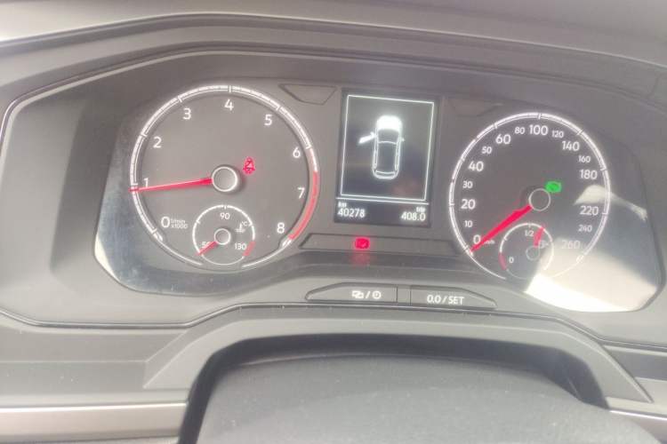 Used Volkswagen Polo 2019 Plus 1.5L Automatic Panoramic Enjoyment Edition Odometer Close Up