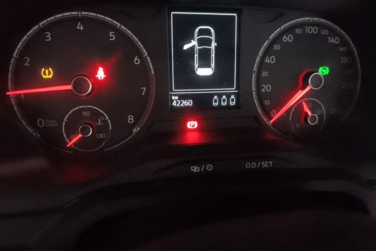 Used Volkswagen Polo 2019 Plus 1.5L Automatic Panoramic Enjoyment Edition Odometer Close Up