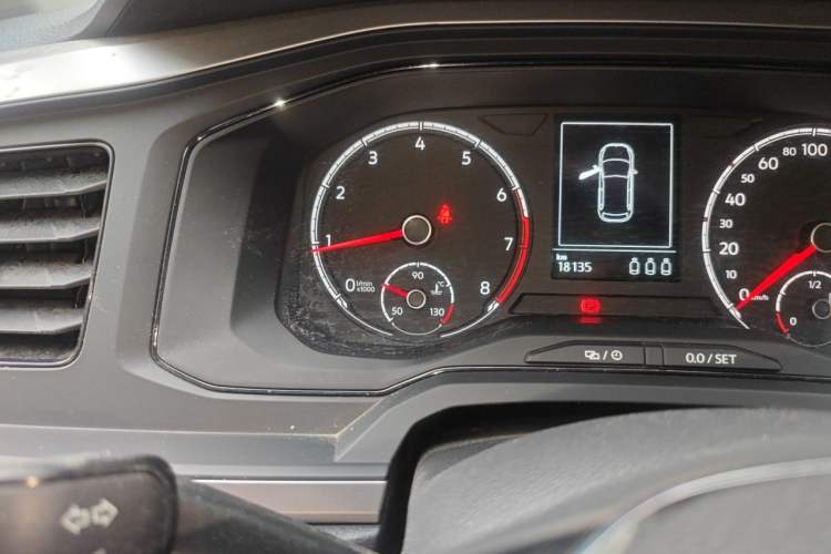 Used Volkswagen Polo 2019 Plus 1.5L Automatic Panoramic Enjoyment Edition Odometer Close Up