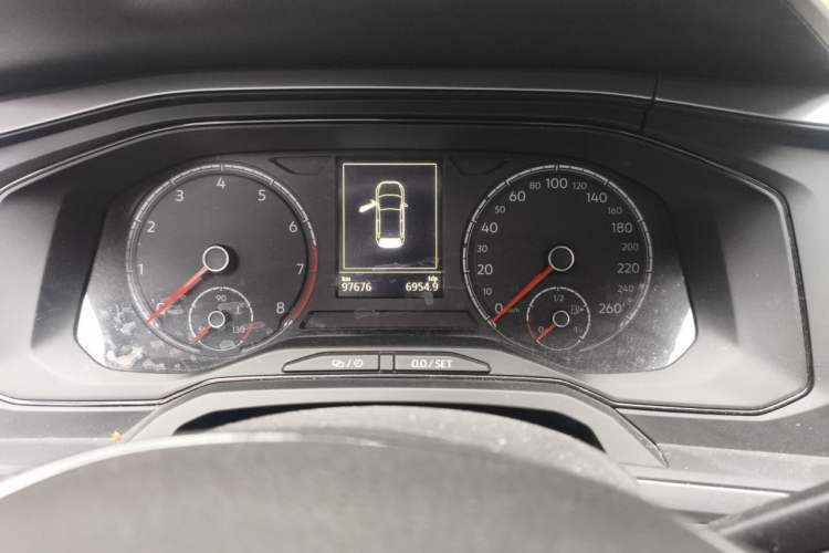 Used Volkswagen Polo 2019 Plus 1.5L Automatic Panoramic Enjoyment Edition Odometer Close Up