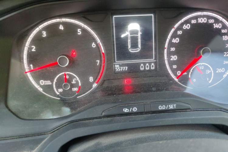 Used Volkswagen Polo 2019 Plus 1.5L Automatic Panoramic Enjoyment Edition Odometer Close Up