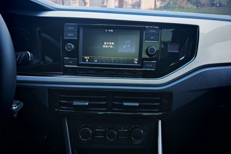 Used Volkswagen Polo 2019 Plus 1.5L Automatic Colorful Technology Edition Audio And AC Panel