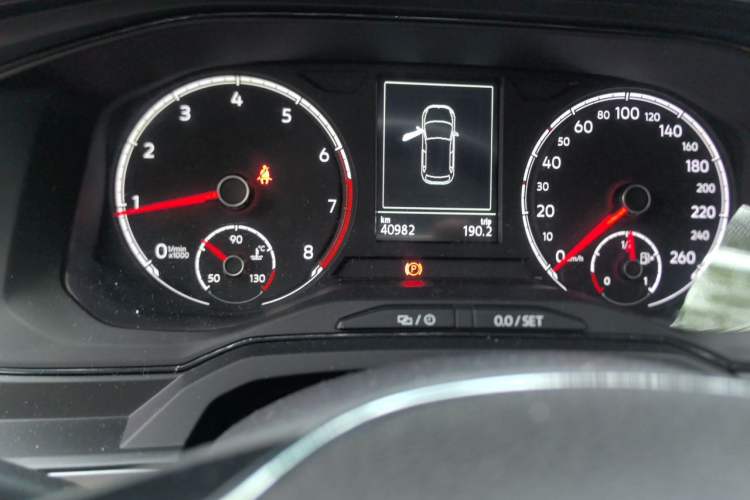 Used Volkswagen Polo 2019 Plus 1.5L Manual Panoramic Enjoyment Edition Odometer Close Up
