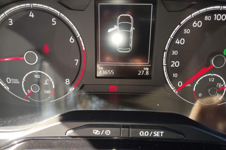 Used Volkswagen Polo 2019 Plus 1.5L Automatic Colorful Technology Edition Odometer Close Up