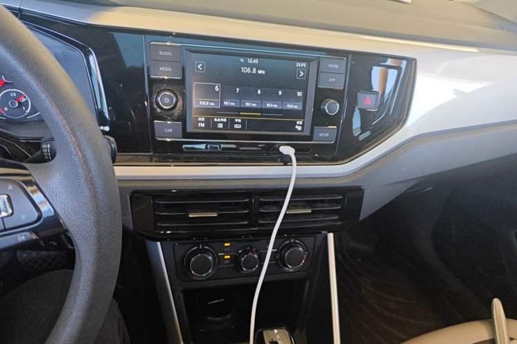 Used Volkswagen Polo 2019 Plus 1.5L Automatic Colorful Technology Edition Audio And AC Panel