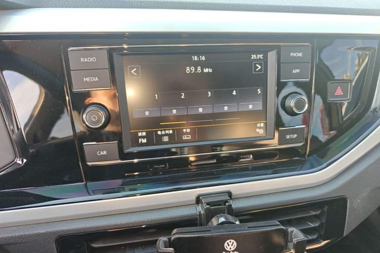 Used Volkswagen Polo 2019 Plus 1.5L Automatic Colorful Technology Edition Audio And AC Panel