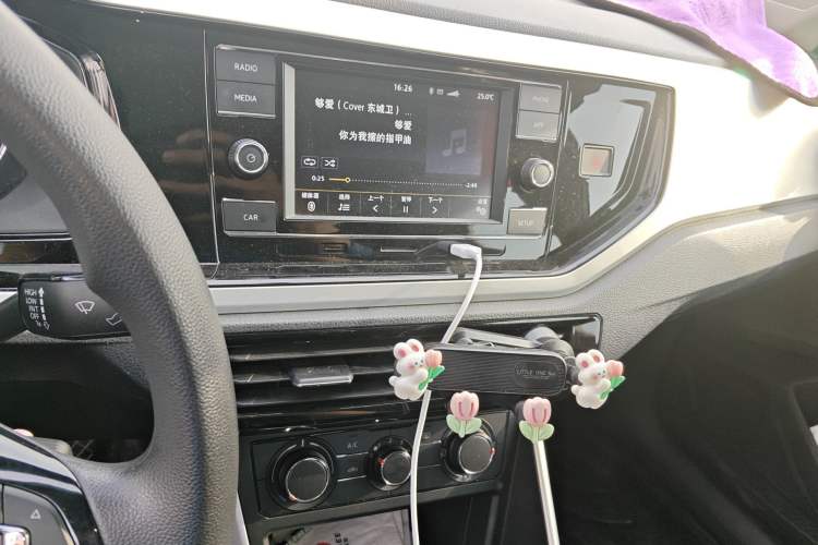 Used Volkswagen Polo 2019 Plus 1.5L Automatic Colorful Technology Edition Audio And AC Panel