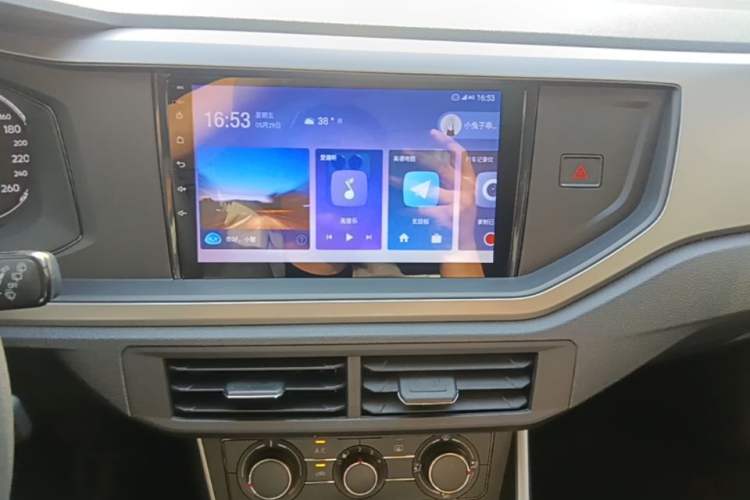 Used Volkswagen Polo 2019 Plus 1.5L Automatic Panoramic Enjoyment Edition Audio And AC Panel