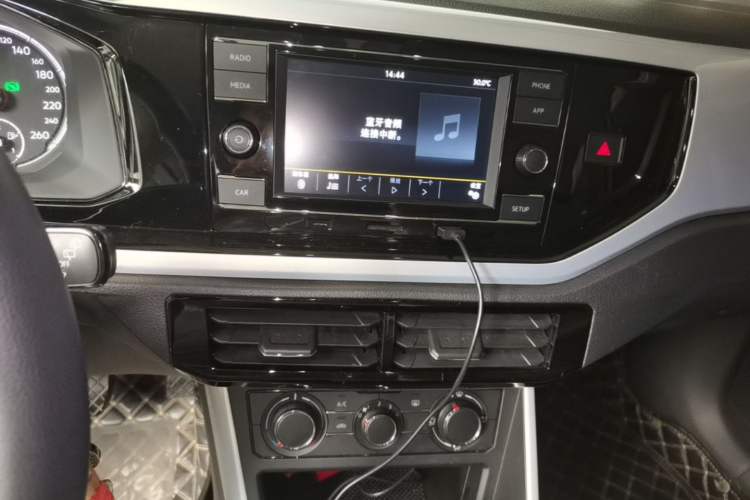 Used Volkswagen Polo 2019 Plus 1.5L Automatic Colorful Technology Edition Audio And AC Panel