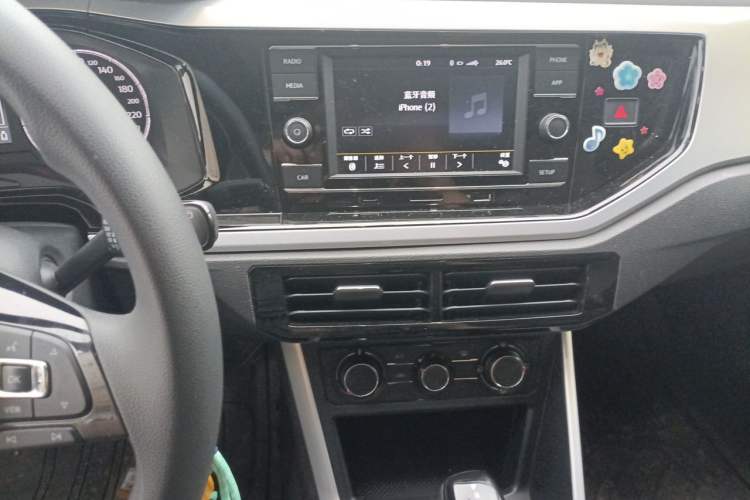 Used Volkswagen Polo 2019 Plus 1.5L Automatic Colorful Technology Edition Audio And AC Panel