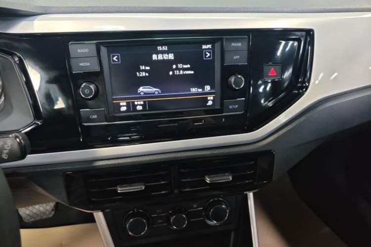 Used Volkswagen Polo 2019 Plus 1.5L Automatic Colorful Technology Edition Audio And AC Panel