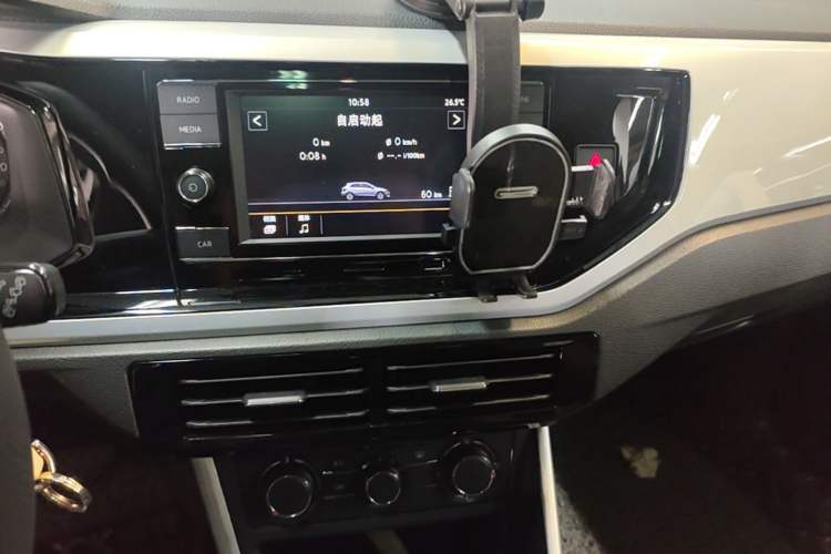 Used Volkswagen Polo 2019 Plus 1.5L Automatic Colorful Technology Edition Audio And AC Panel