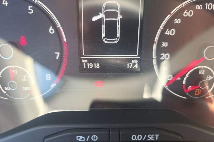 Used Volkswagen Polo 2019 Plus 1.5L Manual Panoramic Enjoyment Edition Odometer Close Up