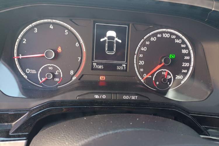 Used Volkswagen Polo 2019 Plus 1.5L Automatic Colorful Technology Edition Odometer Close Up