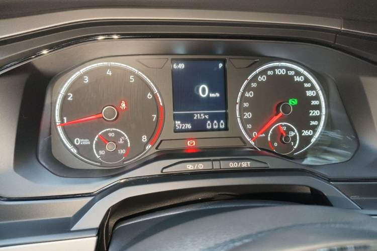 Used Volkswagen Polo 2019 Plus 1.5L Automatic Panoramic Enjoyment Edition Odometer Close Up