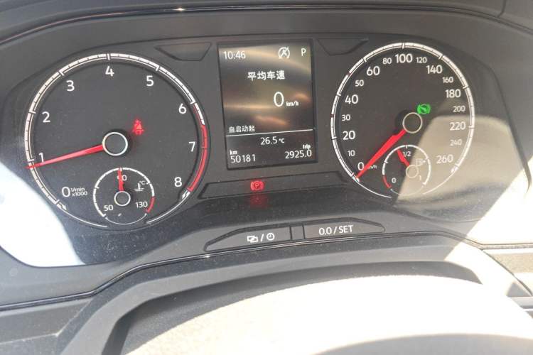 Used Volkswagen Polo 2019 Plus 1.5L Automatic Panoramic Enjoyment Edition Odometer Close Up