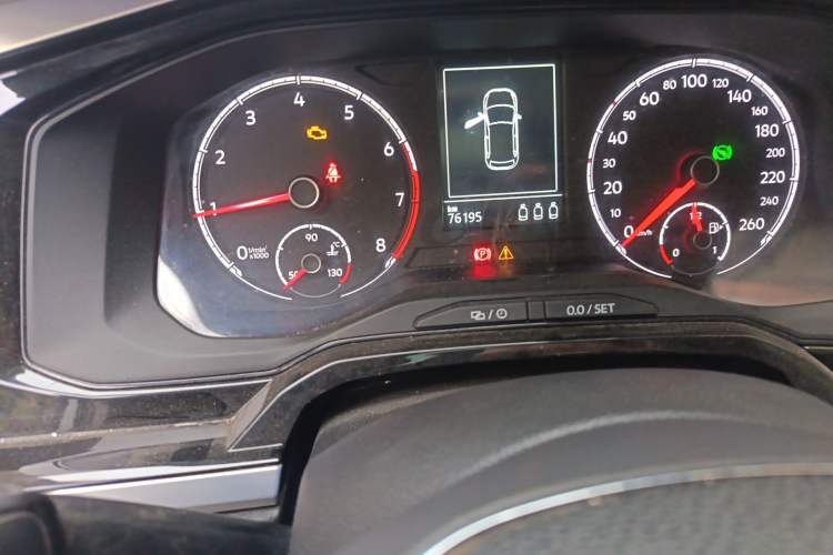 Used Volkswagen Polo 2019 Plus 1.5L Automatic Colorful Technology Edition Odometer Close Up