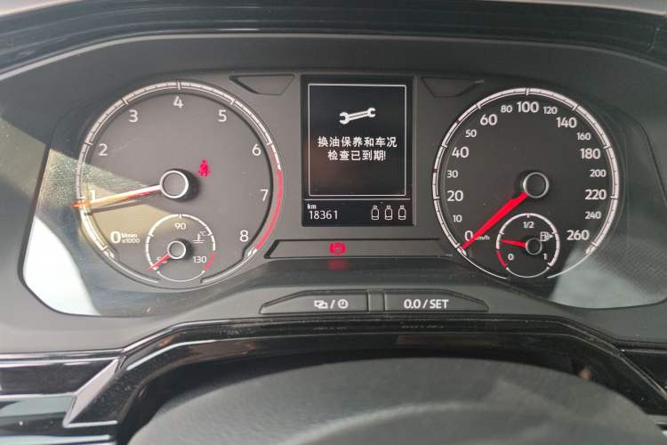 Used Volkswagen Polo 2019 Plus 1.5L Automatic Colorful Technology Edition Odometer Close Up