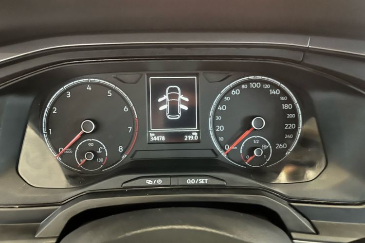 Used Volkswagen Polo 2019 Plus 1.5L Automatic Panoramic Enjoyment Edition Odometer Close Up