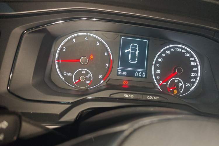 Used Volkswagen Polo 2019 Plus 1.5L Automatic Panoramic Enjoyment Edition Odometer Close Up